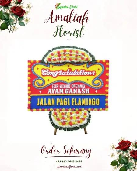 Sewa Papan Bunga Garojou