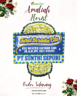 Papan Bunga Duka di Garojou
