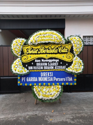 Papan Bunga Duka di Garojou